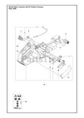 Husqvarna 550 XP/XPG Mark II TRIOBRAKE - Husqvarna Chainsaw Parts ...