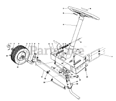 Toro 56036 - Toro 25" Premium Keylectric Rear-Engine Riding Mower (SN: 007000001 - 007999999) (1977)