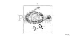 Honda BF250 A XXCA (BBJJ) - Honda Marine Engine, Made in Japan (SN: BBJJ-8000001 - BBJJ-9999999) INTERFACE CABLE KIT