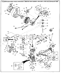 Tecumseh AH600-1602 - Tecumseh Engine Engine Parts List