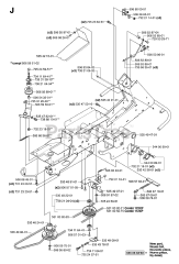 Husqvarna PF 21 AWD (953536501) - Husqvarna Proflex Swedish Riding Mower (2005-04) CHASSIS / FRAME