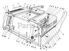 Toro 55620 (HMR-1600) - Toro Lawn Tractor (SN: 009000001 - 009999999) (1989)