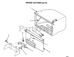 Scag GC-F4 - Scag Fabric Grass Catcher (1995 - 2006)