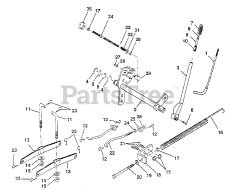 Poulan Pro PP 20H50 J - Poulan Pro Lawn Tractor LIFT ASSEMBLY
