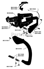 Husqvarna 45 - Husqvarna Chainsaw (1988-02) Front/Handle