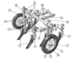Simplicity 990022 - Simplicity Front Mounted Cultivator