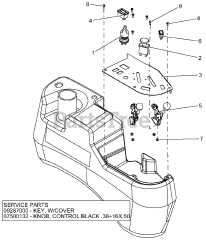 Gravely 992231 (Pro-Turn 452) - Gravely Pro-Turn 52" Zero-Turn Mower, Kohler EFI (SN: 030000 - 039999)