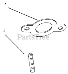 Toro 72042 (264-6) - Toro Yard Tractor (SN: 069000001 - 069999999) (1996) Exhaust 2