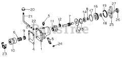 Cub Cadet 1604 (143-580-100) - Cub Cadet Garden Tractor Creeper Drive