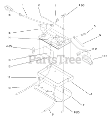 Toro 72045 (265-6) - Toro Lawn & Garden Tractor (SN: 089000400 - 089099999) (1998)