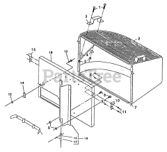 Exmark 850118 - Exmark Grass Catcher for Several Mowers