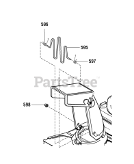 Murray 621401x85NB - Murray 21" Snow Thrower (2006) Chute Guard