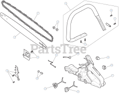 Troy-Bilt TB 4216 (41AY4216766) - Troy-Bilt Chainsaw General Assembly