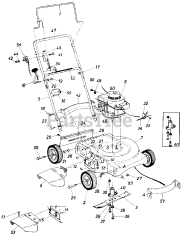 Lawnflite 116-051-050 - Lawnflite Walk-Behind Mower (1986) (AAFES)