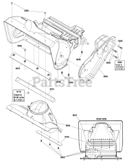 Canadiana 1695890 (CS 55800) - Canadiana 22" Snow Thrower, Canada (2010-2011)