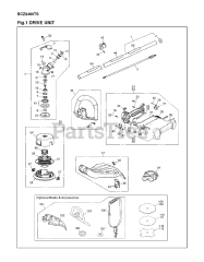 RedMax BCZ 2460 TS - RedMax Brushcutter (SN: 00400101 & Above) (2014-04)