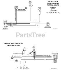 Scag SW36A-16KAI - Scag 36" Walk-Behind Mower, 16hp Kawasaki (SN: D5900001 - D5999999) Wire Harness