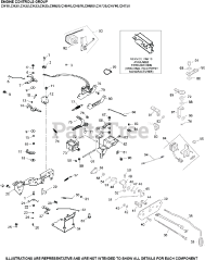 Kohler CH740-3145 - Kohler Command PRO Engine, Made for Scag, 25hp, 725cc Engine Controls Group 9-24-142 CH18-750