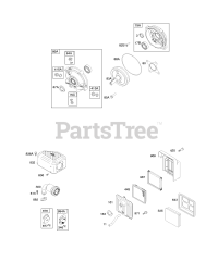 Briggs & Stratton 12S252-0111-F8 - Briggs & Stratton Horizontal Engine