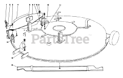 Toro 56150 (8-32) - Toro Professional Rear-Engine Riding Mower (SN: 007000001 - 007999999) (1987) Mulcher Kit Model 59155 (optional)