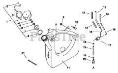 Echo PB-500 - Echo Backpack Blower (SN: P02837002001 - P02837999999)