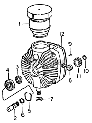 Cub Cadet 282 (132-282-100) - Cub Cadet Lawn Tractor Hydrostatic Transmission