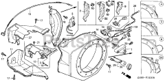 Honda GX160 K1 QX (GC02) - Honda Engine, Made in Japan (SN: GC02-2000001 - GC02-8669999) FAN COVER