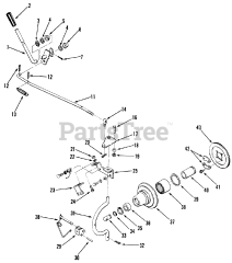 Toro A1-184801 (GT-1848) - Toro Garden Tractor (1982) Pto Clutch And Control