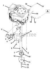 Gravely 991054 (ZT 2552 HD) - Gravely 52" Zero-Turn Mower, 25hp Kohler (SN: 000101 & Above)