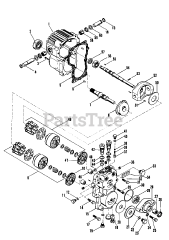 Simplicity 7016 H (1690006) - Simplicity Garden Tractor, 16hp