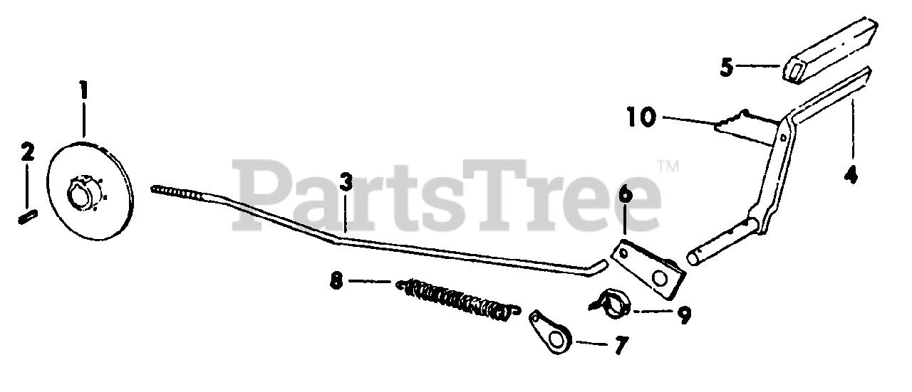 Cub Cadet 182 (134182399) Cub Cadet Lawn Tractor Brakes