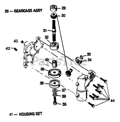 Green Machine 1940 - Green Machine String Trimmer 2351 Gearcase Attachment