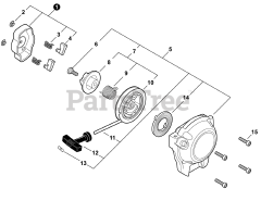 Echo SRM-225 - Echo String Trimmer (SN: U73014001001 - U73014999999) Starter