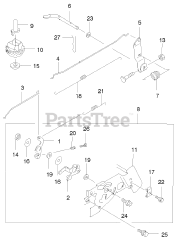 Toro 22172 - Toro Recycler Walk-Behind Mower (SN: 230000001 - 230999999) (2003) Control Linkage Assembly