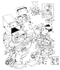 Mastercraft 124-848C054 - Mastercraft Walk-Behind Mower (1994)