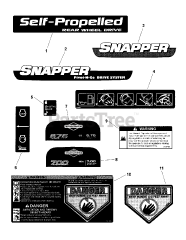 Snapper SPVH 21675 (7800441) - Snapper 21" Walk-Behind Mower, 6.75hp