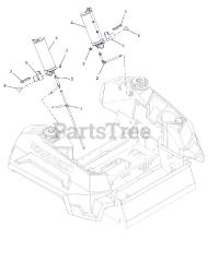 Gravely 992292 (Pro-Turn 260) - Gravely Pro-Turn 60" Zero-Turn Mower, Yamaha EFI (SN: 062000 - 069999) Fuel System - CARB - Canisters