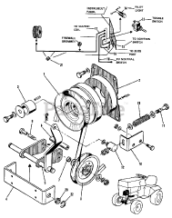AGCO 312 H (1600048) - AGCO Lawn Tractor, 12hp