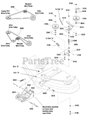 Massey Ferguson 2622 (2690971-02) - Massey Ferguson 44" Lawn Tractor, 22hp