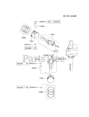 Kawasaki FH541V-CS33 - Kawasaki Engine PISTON/CRANKSHAFT