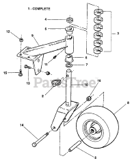 Snapper ZF 7301M (84278) - Snapper 73" Mower Deck Assembly