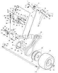 Gravely 988070 - Gravely Pro 150 Walk-Behind Mower Power Unit, 14hp Kohler (SN: 000101 & Above)