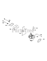 MTD 1T65RUA - MTD Engine 1T65RUA Carburetor