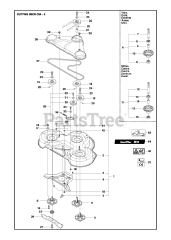 Husqvarna R 216 (967150601) - Husqvarna Swedish Riding Mower (2013) 94CM CUTTING DECK 2