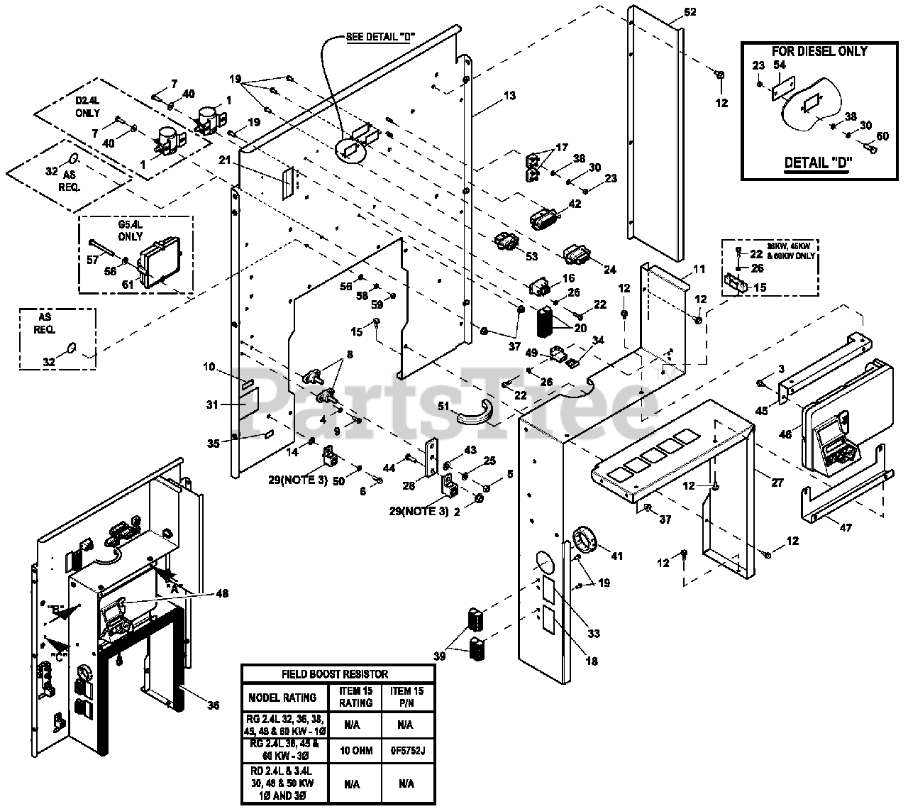 Generac RD02023GDAS Generac Protector Diesel 20kW Home Standby