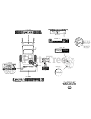 Huskee 31AS63EE731 - Huskee Snow Thrower (2014) Label Map 31AS63EE731