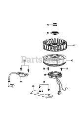 MTD 4P90HU - MTD Engine 4P90HU Ignition &amp; Electrical