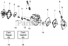 Poulan 112 - Poulan String Trimmer (2006-05) Carburetor