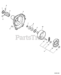 Echo SRM-400 - Echo String Trimmer (SN: 04001001 - 04999999) Fan Cover, Clutch