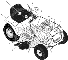 Murray 405606x78B - Murray 40" Lawn Tractor (2006)